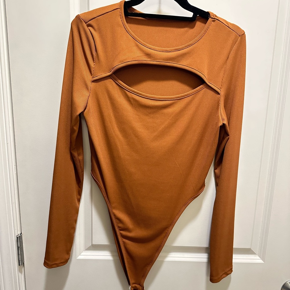 Long sleeve high waisted bodysuit size medium from shein